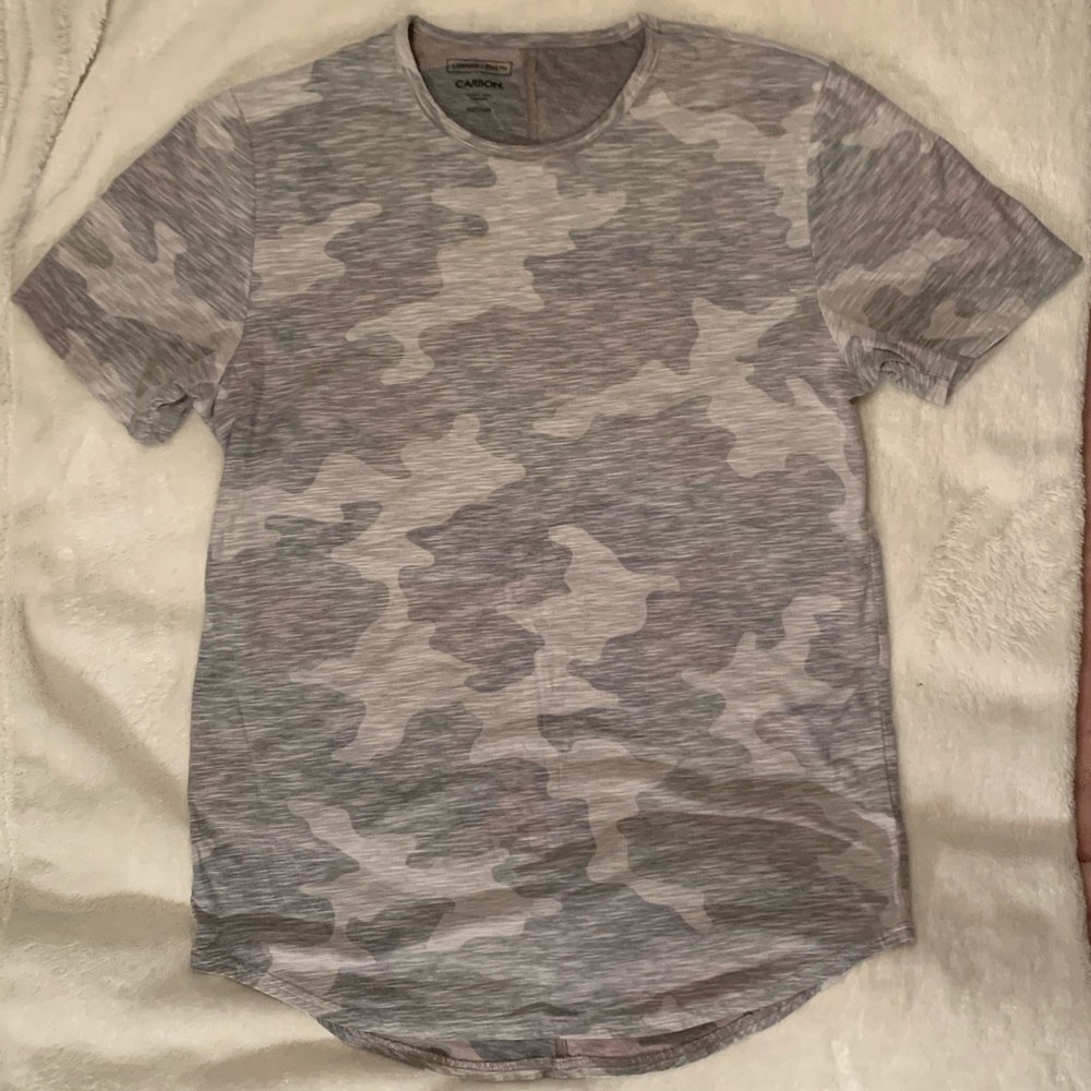 “CARBON” longer length men’s shirt